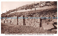 R232095 Maiden Castle Dorset Wall of Barbican at E Entrance c 3rd century B C Re