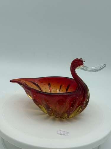 Murano glass duck bowl - duck,