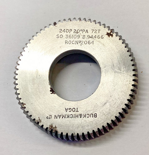 Gear shaper cutter 20 pa - dp,