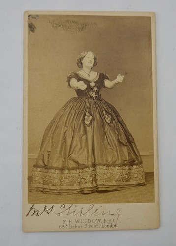 Cdv victorian actress fanny - cdv,