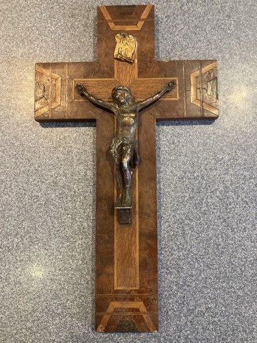 Antique crucifix french - antique, crucifix.