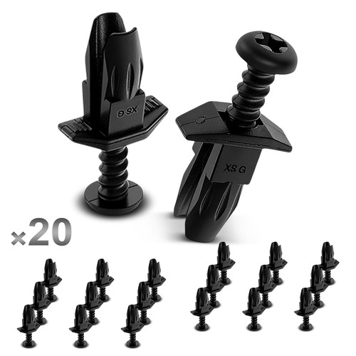 20x fastening clips - 20x,