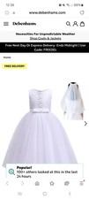 white flower girl dresses uk