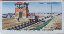 No.40 HUMP YARDS AND RAILBRAKES WHITEMOOR Railway Equipment W.D.& H.D Wills 1938