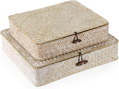 Set flat woven - woven, wicker