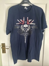 Carcass 2013 US Tour T-Shirt Blue Navy Size Large L Surgical Steel