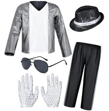 Kids 80s 90s Pop Star Costume