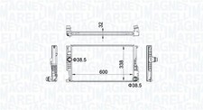 RADIATOR ENGINE COOLING FITS