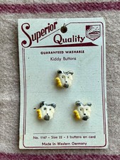 Superior Scotty dog buttons