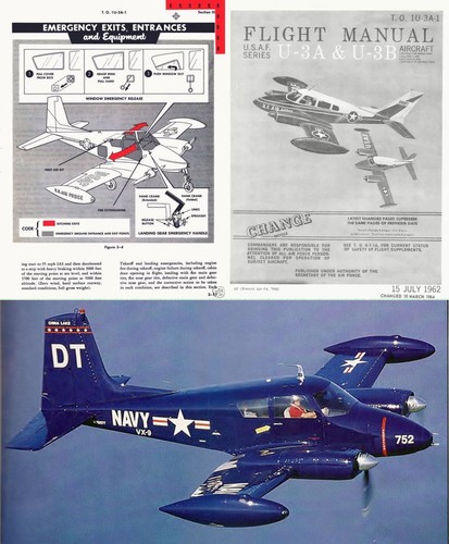 Cessna 3b blue canoe - u-3b,