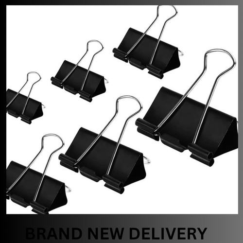 100pcs binder clips - 100pcs, assorted