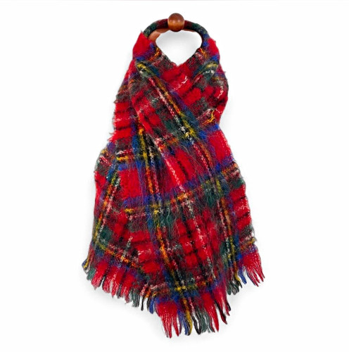 Vintage red plaid tartan - plaid,