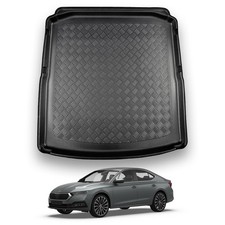 NOMAD Boot Liner for Skoda Octavia 2020+ Tailored Fit Black Car Floor Guard Tray