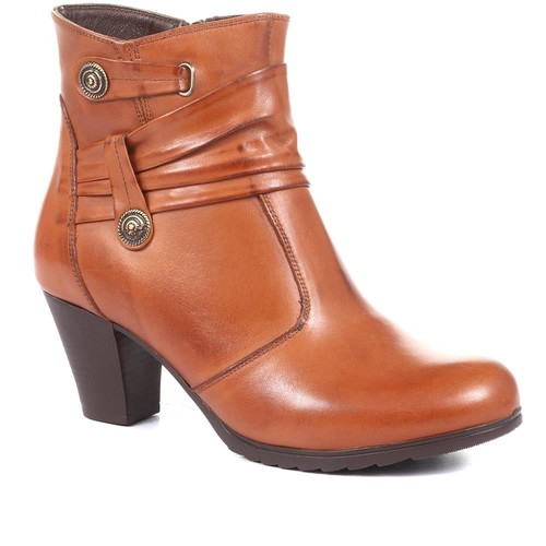 Pavers leather ankle boots - pavers,