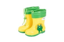 Toddler Frog Welly Boots | Yellow Waterproof Wellies for Rainy Days