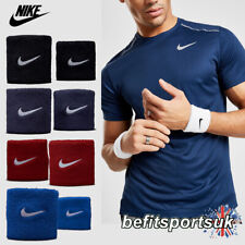 NIKE SWOOSH MENS WRISTBANDS TRAINING SWEATBANDS GYM STRETCH RUN TENNIS SPORT