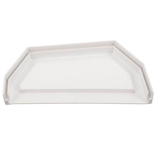 Plastic gutter downspout end - ,