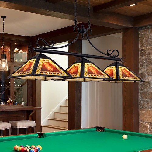 Vintage pool table light - vintage,