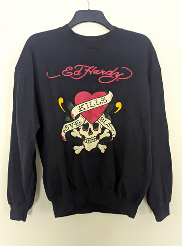 Hardy men black crew - ed, men's