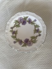 Paragon Highland Queen Coaster Scottish Thistle Fine Bone China 4 5/8"