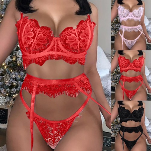 3pcs women sexy lace bra - 3pcs,