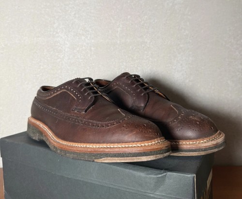 Alden long wing blucher shoes - blucher,