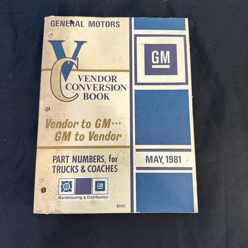 Vendor gm conversion - vendor, to
