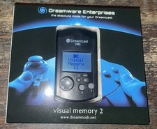 Sega Dreamcast VM2 VMU 2 Black - Visual Memory 2 - UK (VMU)
