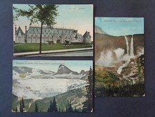 3 x Vintage 'Canadian Scenery' Postcards 2 x Unposted 1 Posted Canada Stamp