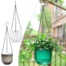 1pc Plant Self-watering Flower Pot Garden Decoration Hanging Flower Pots