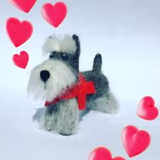 Schnauzer doggo Needlefelting Kit *Everything included, 100% wool, plastic free*