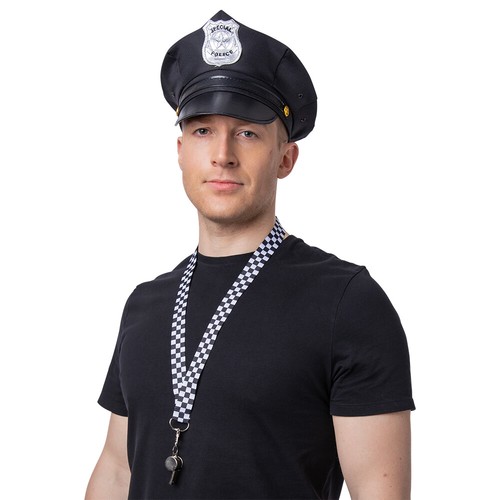 Deluxe new york cop hat - cop, +