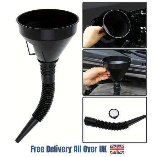 Heavy duty flexible funnel - flexible,