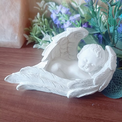 Resin angel statue sculpture - resin,