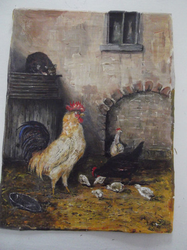 Original french farmyard - original,