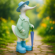 Duck With Umbrella Ornament