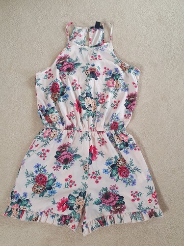 Primark ladies floral playsuit