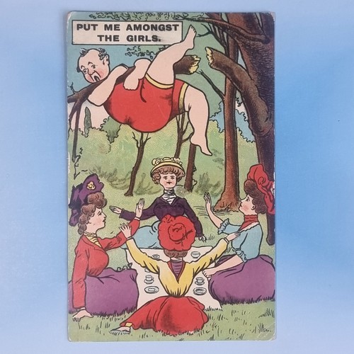 Comic postcard 1905 edwardian - comic,