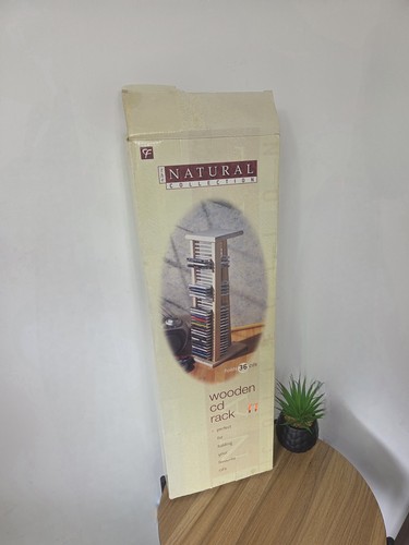 Vintage wooden freestanding - wooden, cd