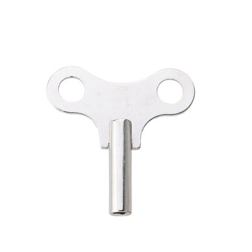 Long short steel clock key - steel,