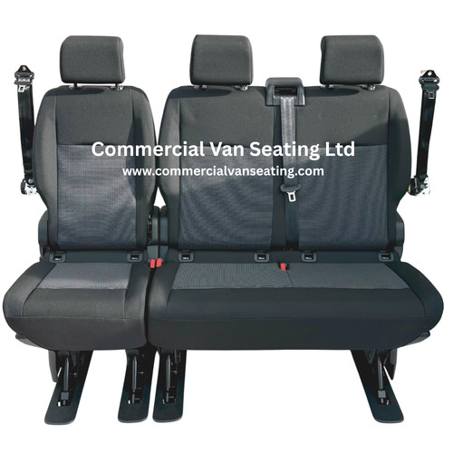 Cloth rear triple bench - -,