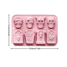 Skull Head Shape Silicone