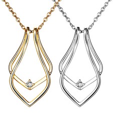 Women Ring Holder Necklace