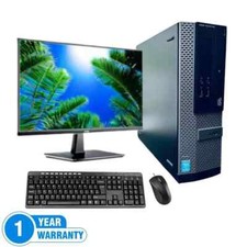 FAST PC DESKTOP Computer Windows 11 PC i3 / i5 / i7 8GB/16GB Ram 120 SSD 500 HDD