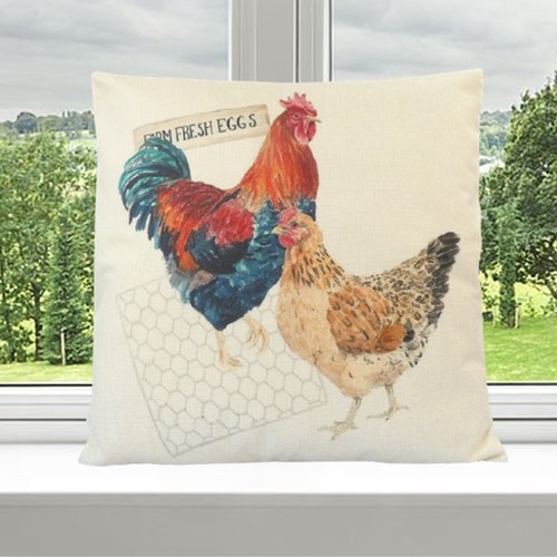 Farmhouse chicken cushion - chicken,