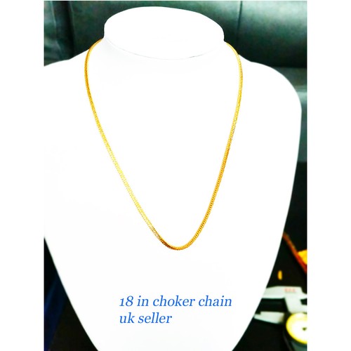 22k carat gold plated - 22k, choker