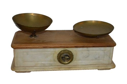 Grocery scale marble - scale,
