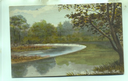 Hand coloured frith postcard - hand,
