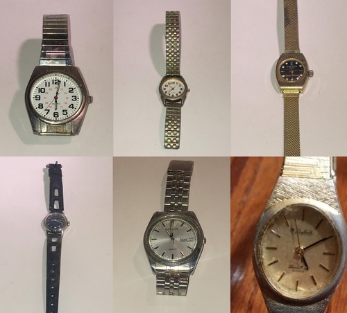 Various vintage wristwatches - vintage, /