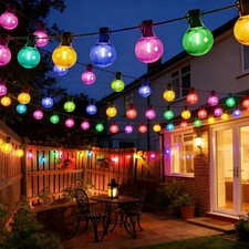 60m Festoon Lights Outdoor